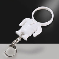 Spacewalk Explorer LED Magnifying Glass Keychain
