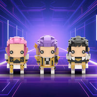 K-Pop Demon Hunters BrickHeadz MOC Building Set