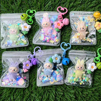 Mini Labubu Grain Pouch Keychain