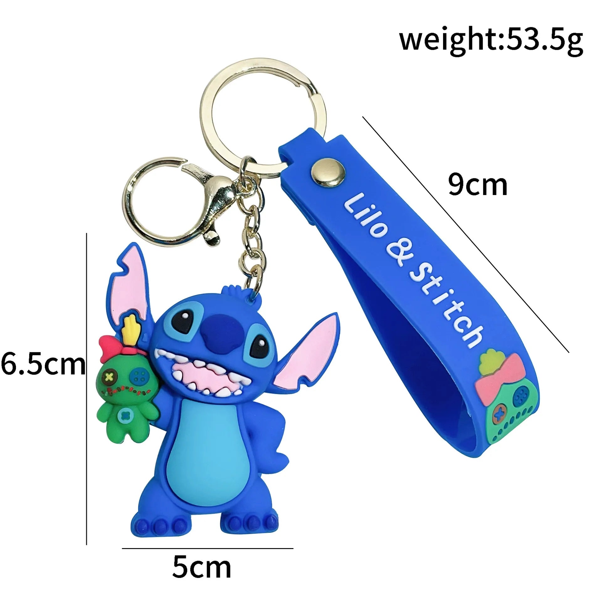 Lilo & Stitch Animation 3D Keychain