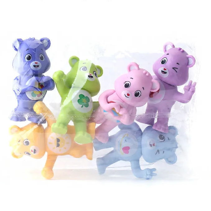 Care Bears Nostalgia Kingdom Pastel Figurines (Set of 6)