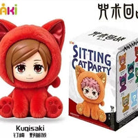Jujutsu Kaisen Season 2 Cat Sit Party Plush Keychain