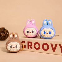 Mega Head Labubu Silicone Keychain