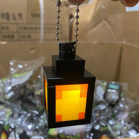 Minecraft Lantern LED Glowing Keychain
