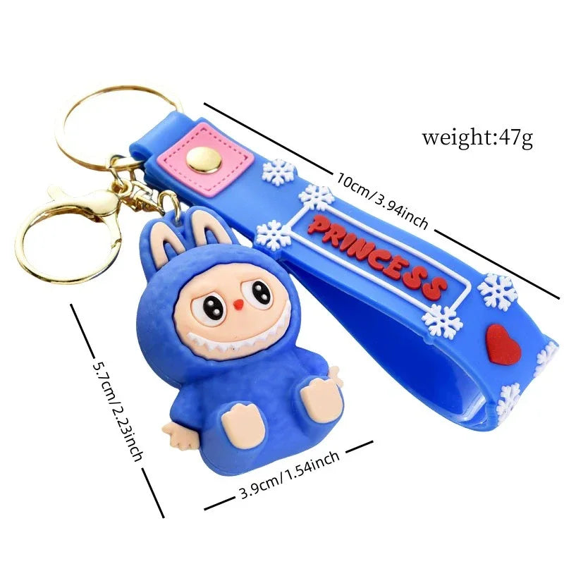 Princess Perch Labubu 3D Keychain