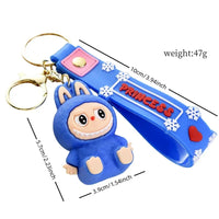 Princess Perch Labubu 3D Keychain