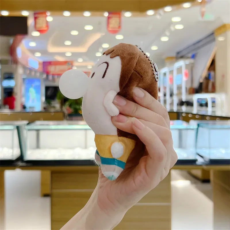 Shinichan Bubble Blower Plush Keychain