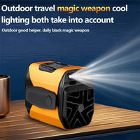 CoolFast Heavy-Duty Waist-Mounted Tactical Fan & Power Bank