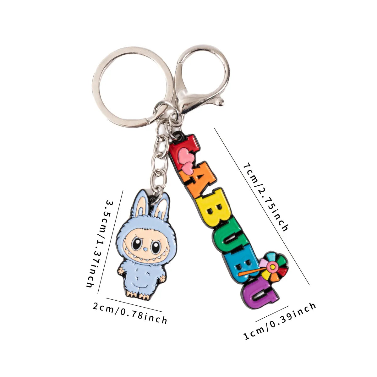 Labuboo Colorburst Mischief Keychain