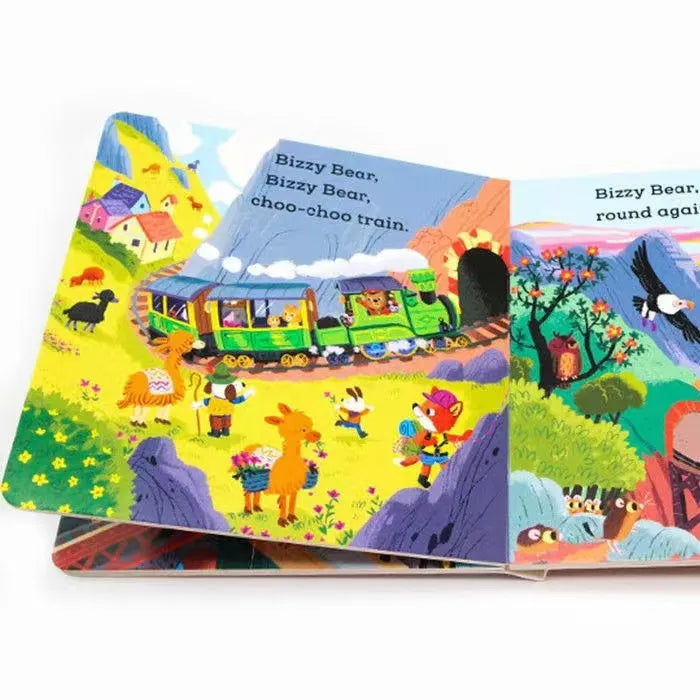 Bizzy Bear Interactive Push-Pull Board Book Collection