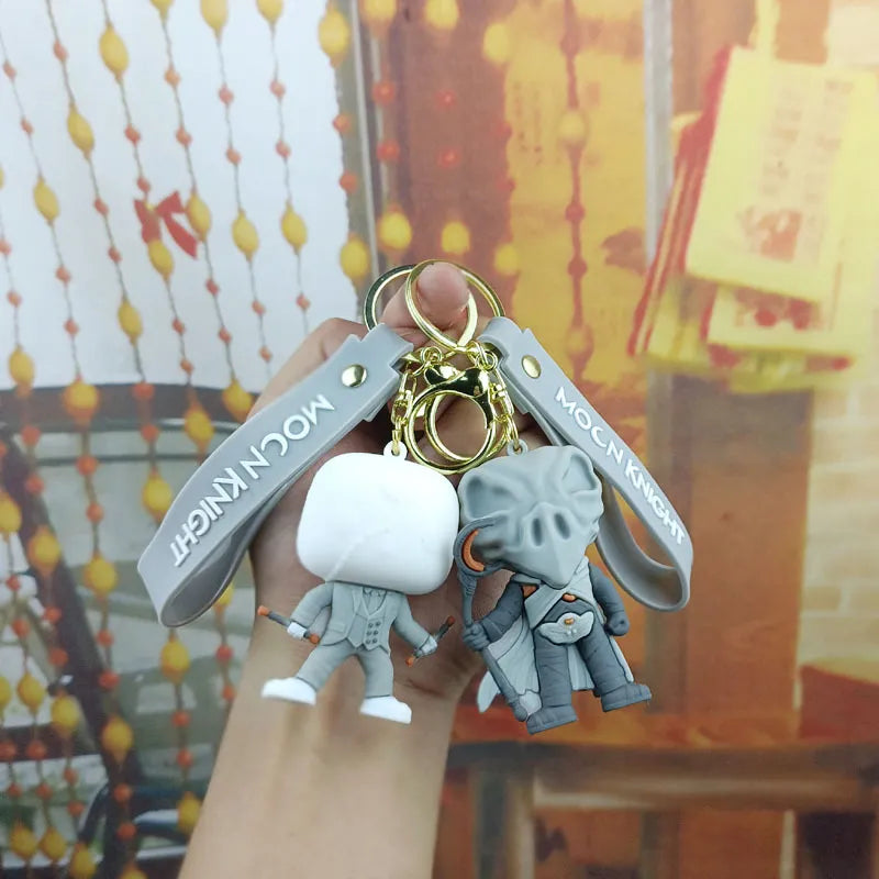 Moon Knight Crescent Crew Keychain