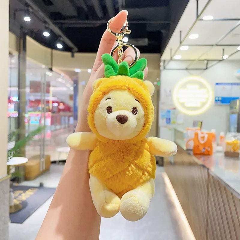 DZNY Pineapple Pooh Plush Keychain