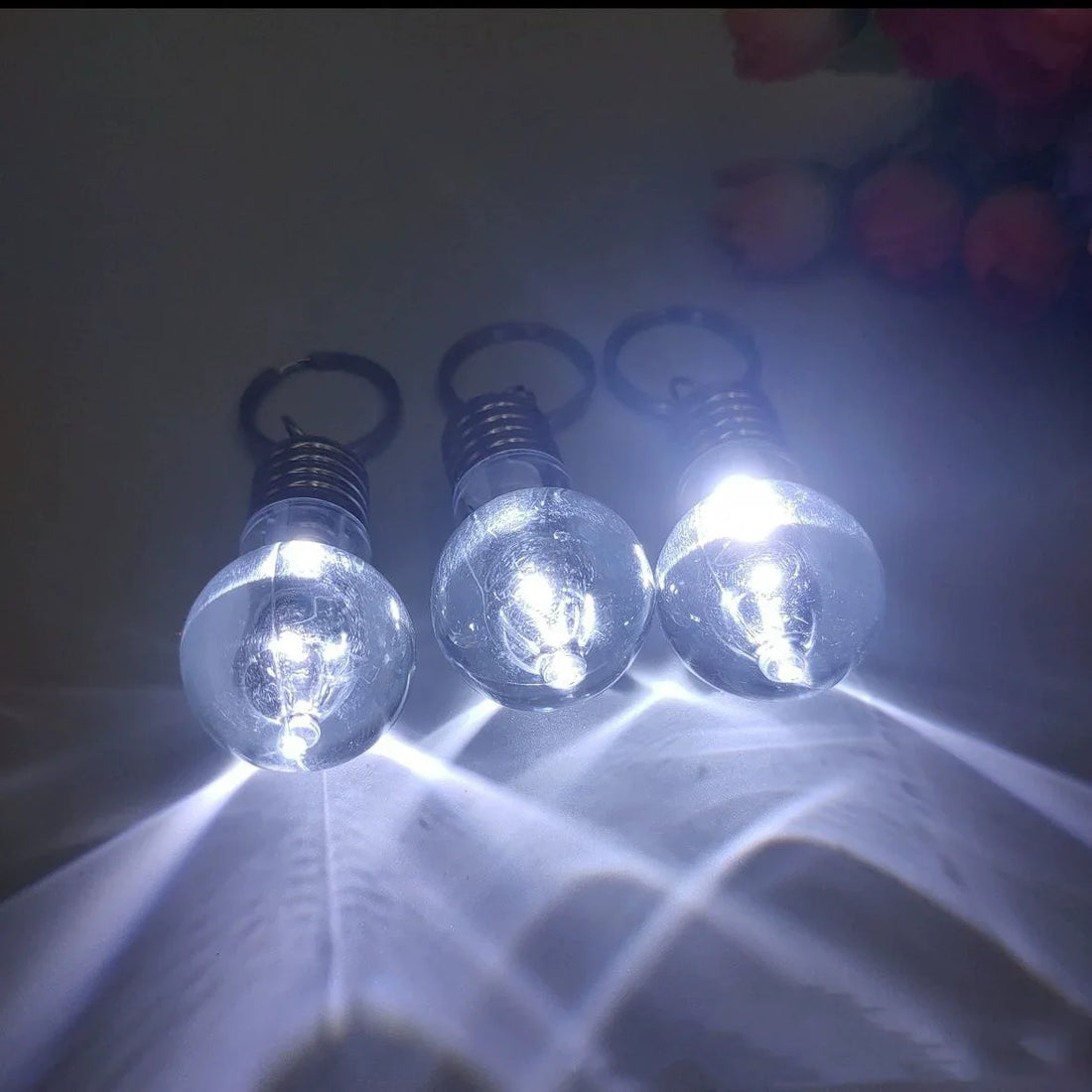 Idea Bulb LED Keychain