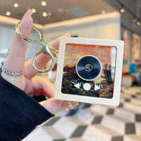 Rhythm Pulse Musical Record Keychain