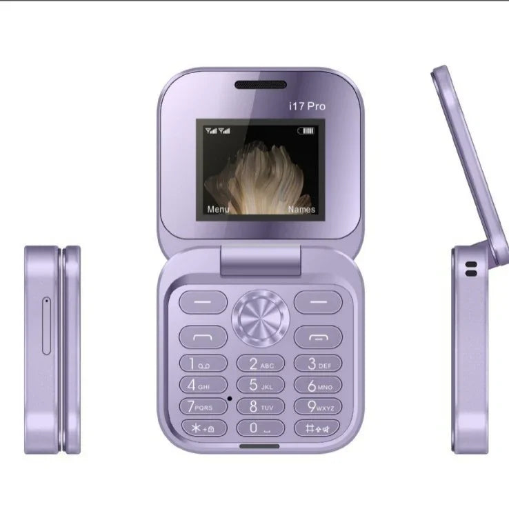AtomFlip i17 Mini Folding Phone