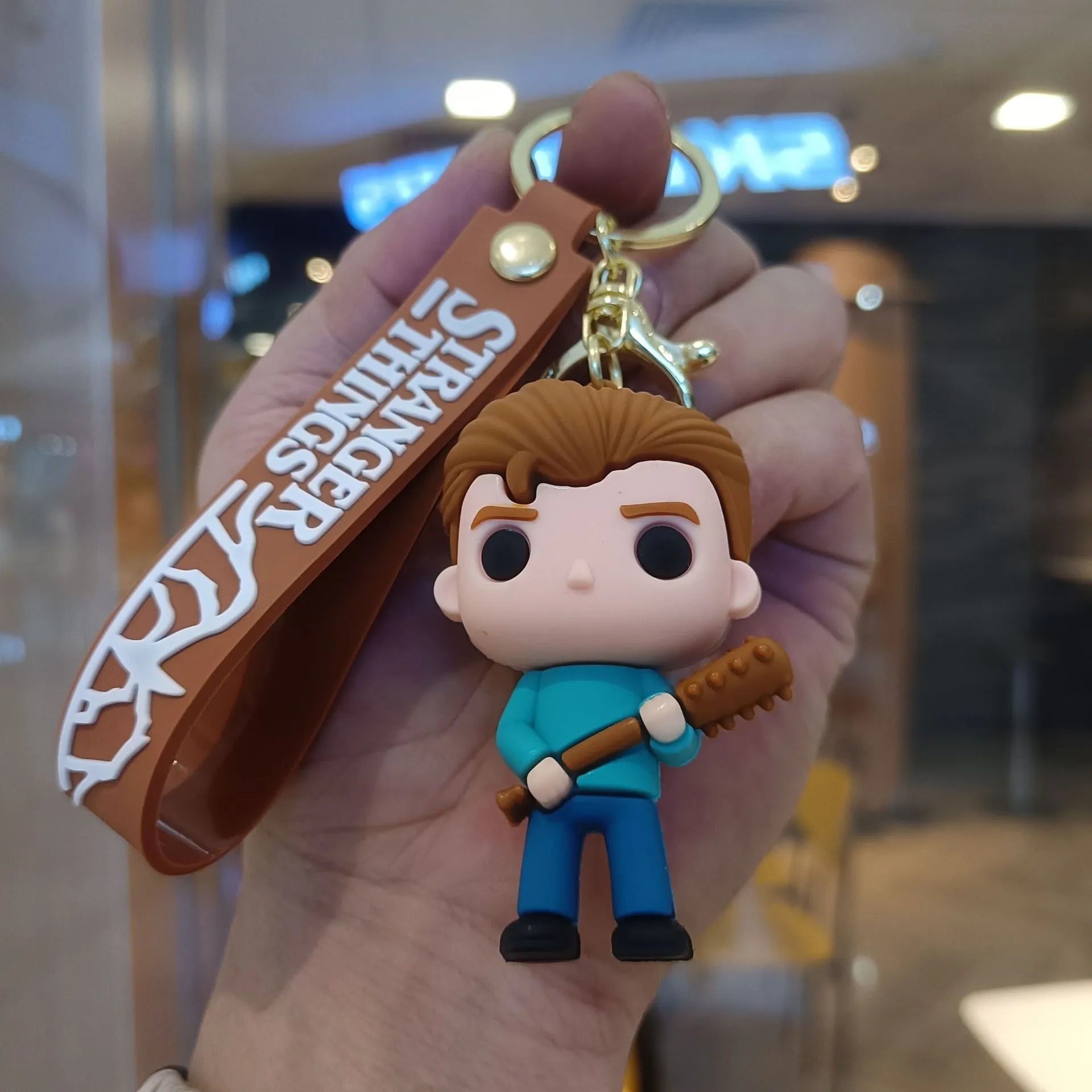 Stranger Things Hawkins Team Keychain