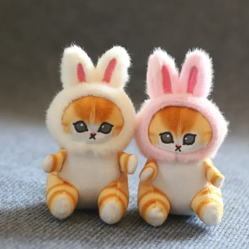 Mofusand Cat Meow Bunny Keychain