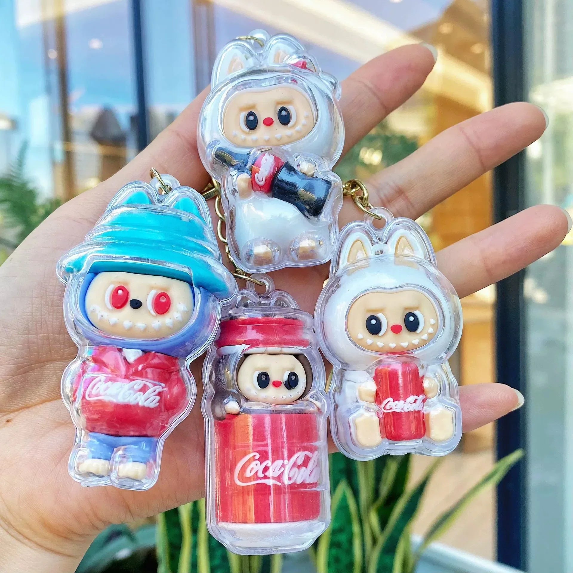 Labubu Cola Squad Blind Box Keychain