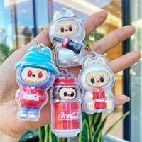 Labubu Cola Squad Blind Box Keychain