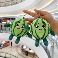 Summertime Watermelon Plush Keychain