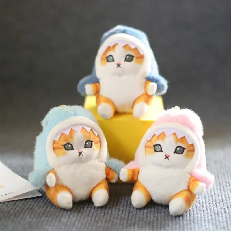 Mofusand Cat Shark Cosplay Keychain