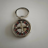 Casino Royale Roulette Wheel Fidget Keychain