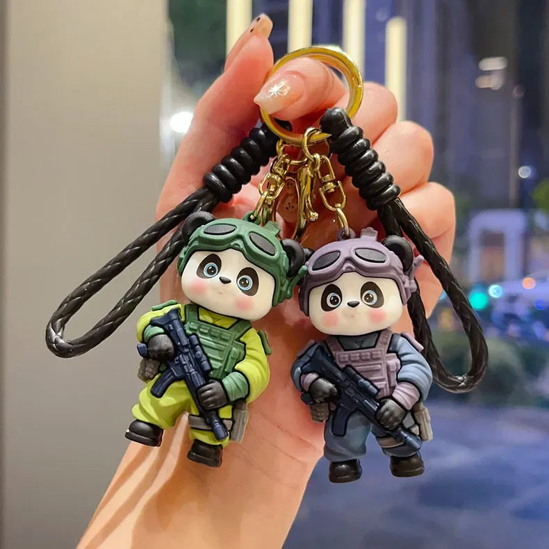 Special Forces Panda Premium Keychain