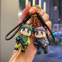 Special Forces Panda Premium Keychain