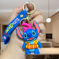 Stitch Summer Time 3D Keychain
