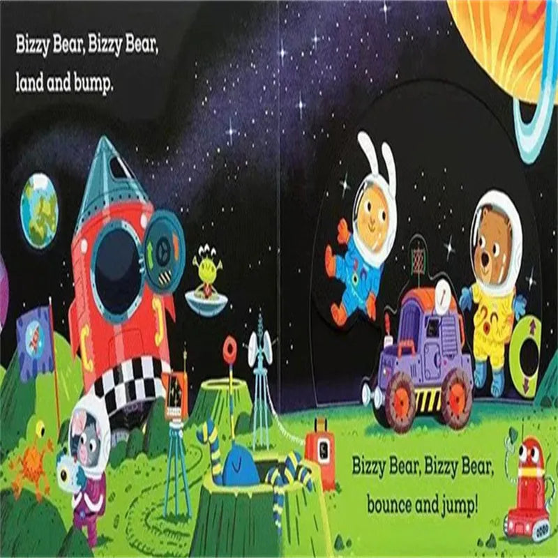 Bizzy Bear Interactive Push-Pull Board Book Collection