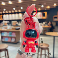 Pocket Protector LED Voice Robot Keychain