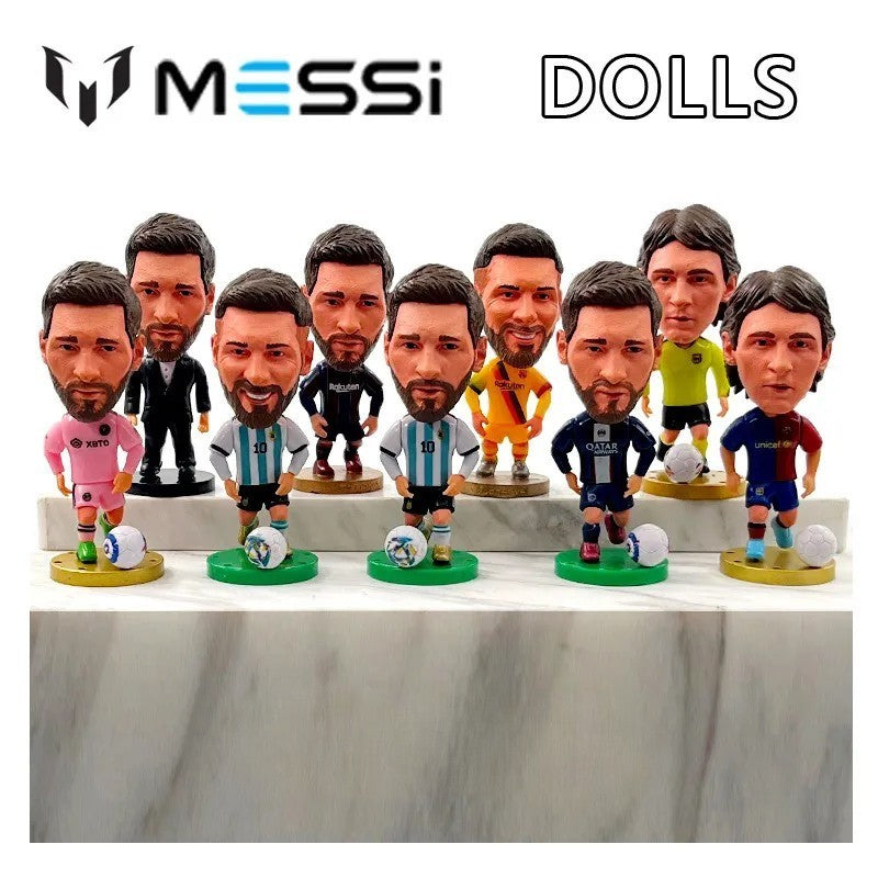 Lionel Messi Mini Football Bobblehead Figurines
