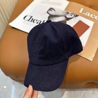 Lora Pianei Corduroy Soft-Top Baseball Cap