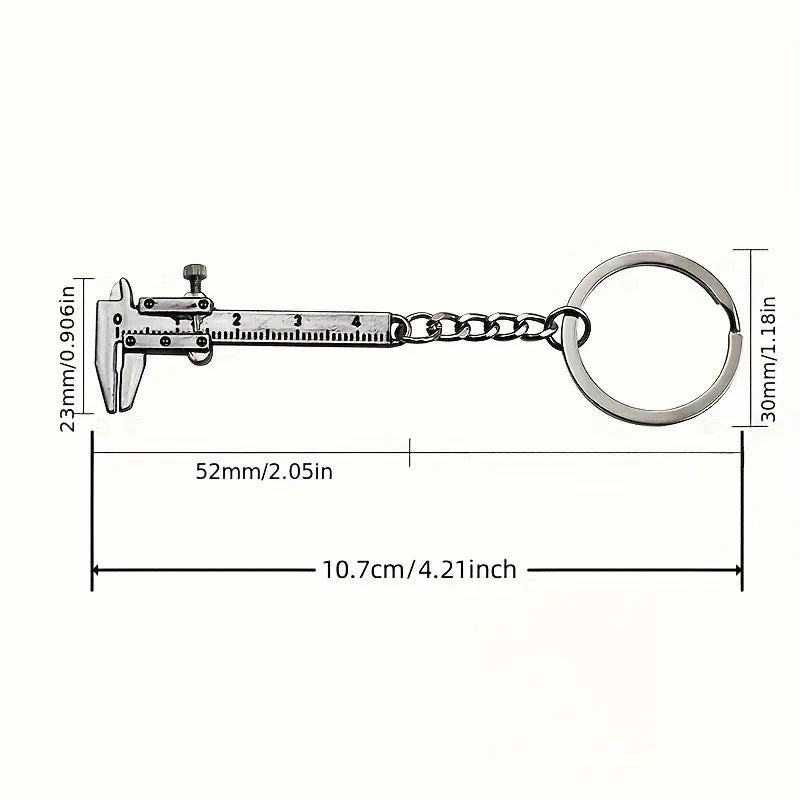 Dadcore Mini Vernier Caliper Keychain