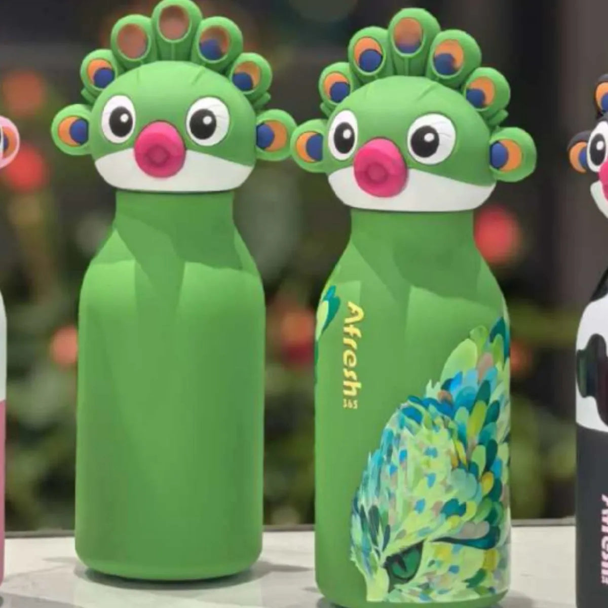 Afresh 365 3D Animal Head Double-Wall Insulated Bottle