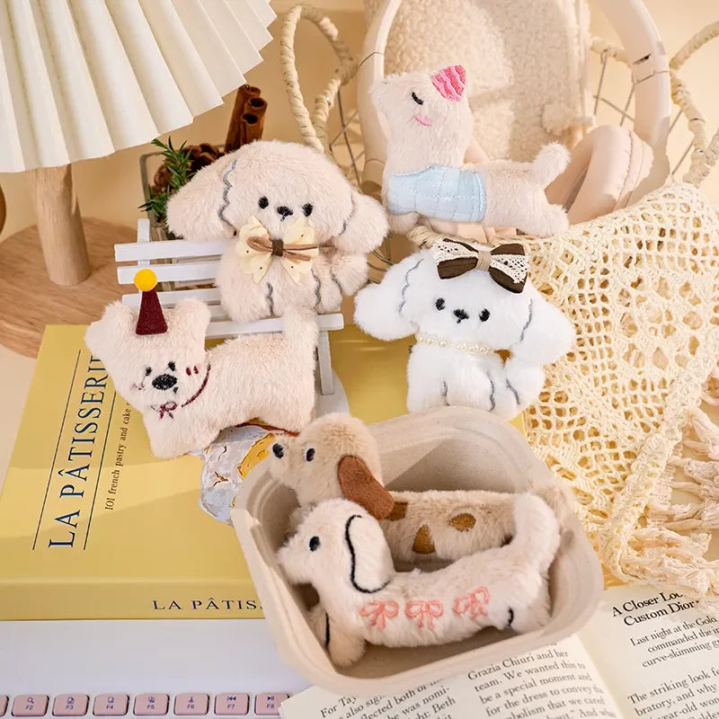 Posh Poodle Pup Plush Keychain