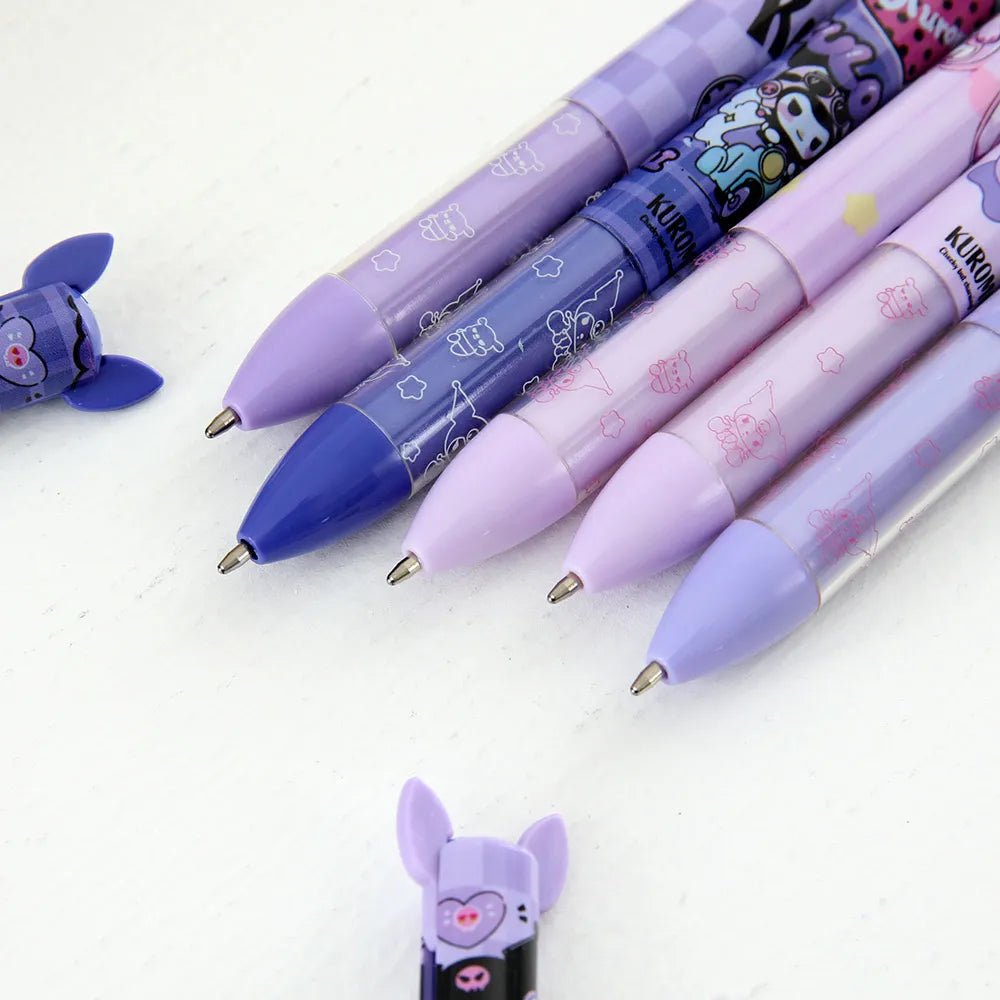Kuromi Two-Color Retractable Ball Pen