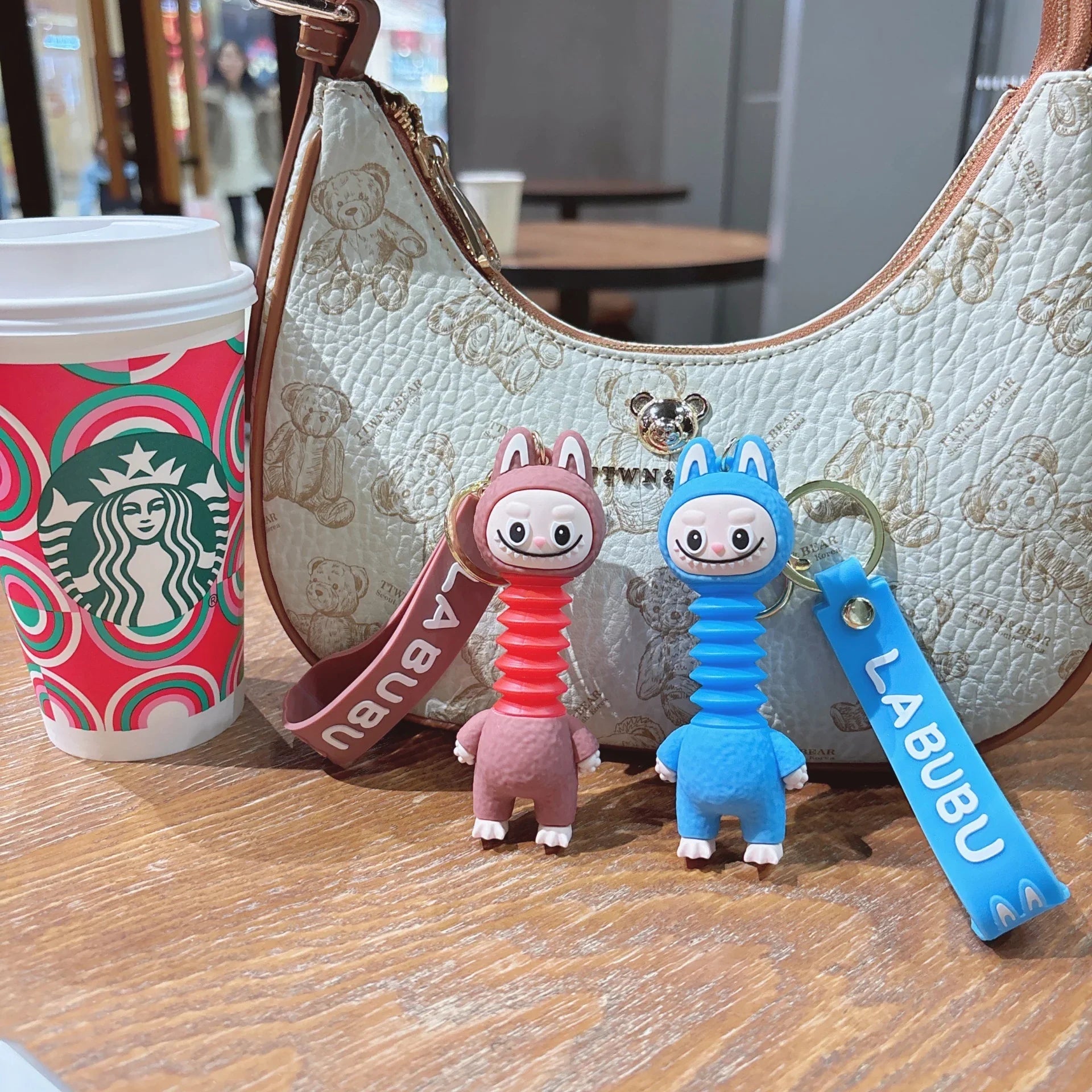 Labuboo Wiggle Neck Stretch Keychain