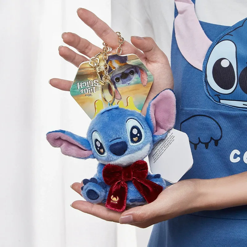 Cosmic Alien Red Scarf Plush Keychain