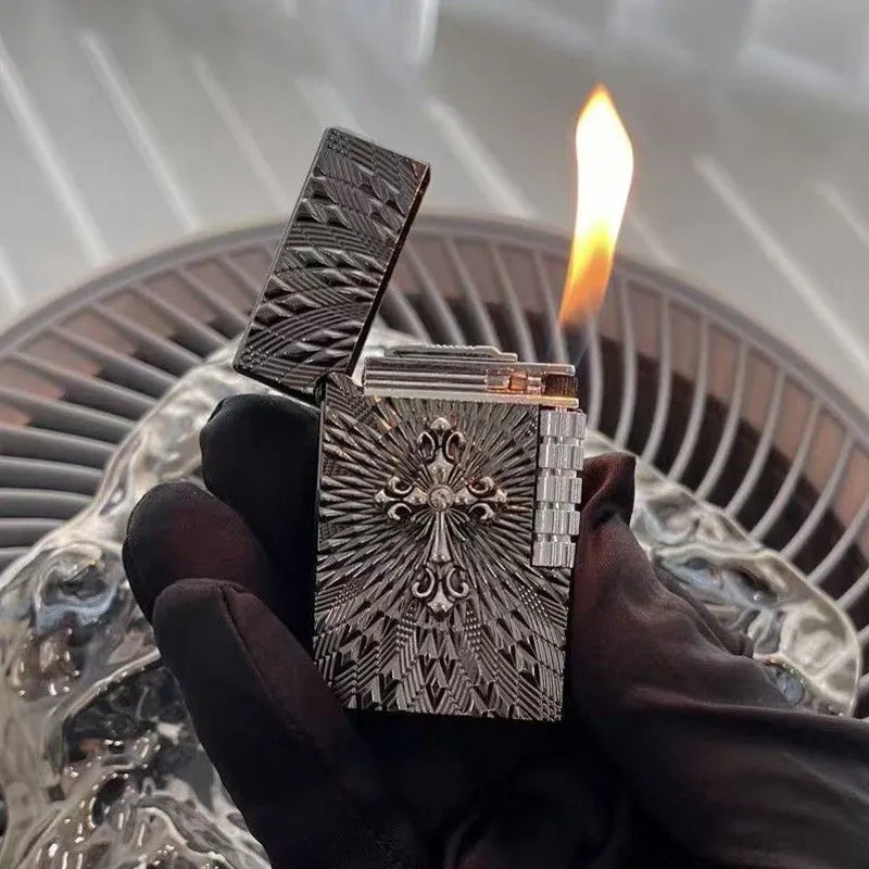 ChromeH Style Metal Flint Wheel Lighter