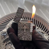 ChromeH Style Metal Flint Wheel Lighter