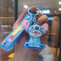 Stitch & Angel Ohana Fun 3D Keychain