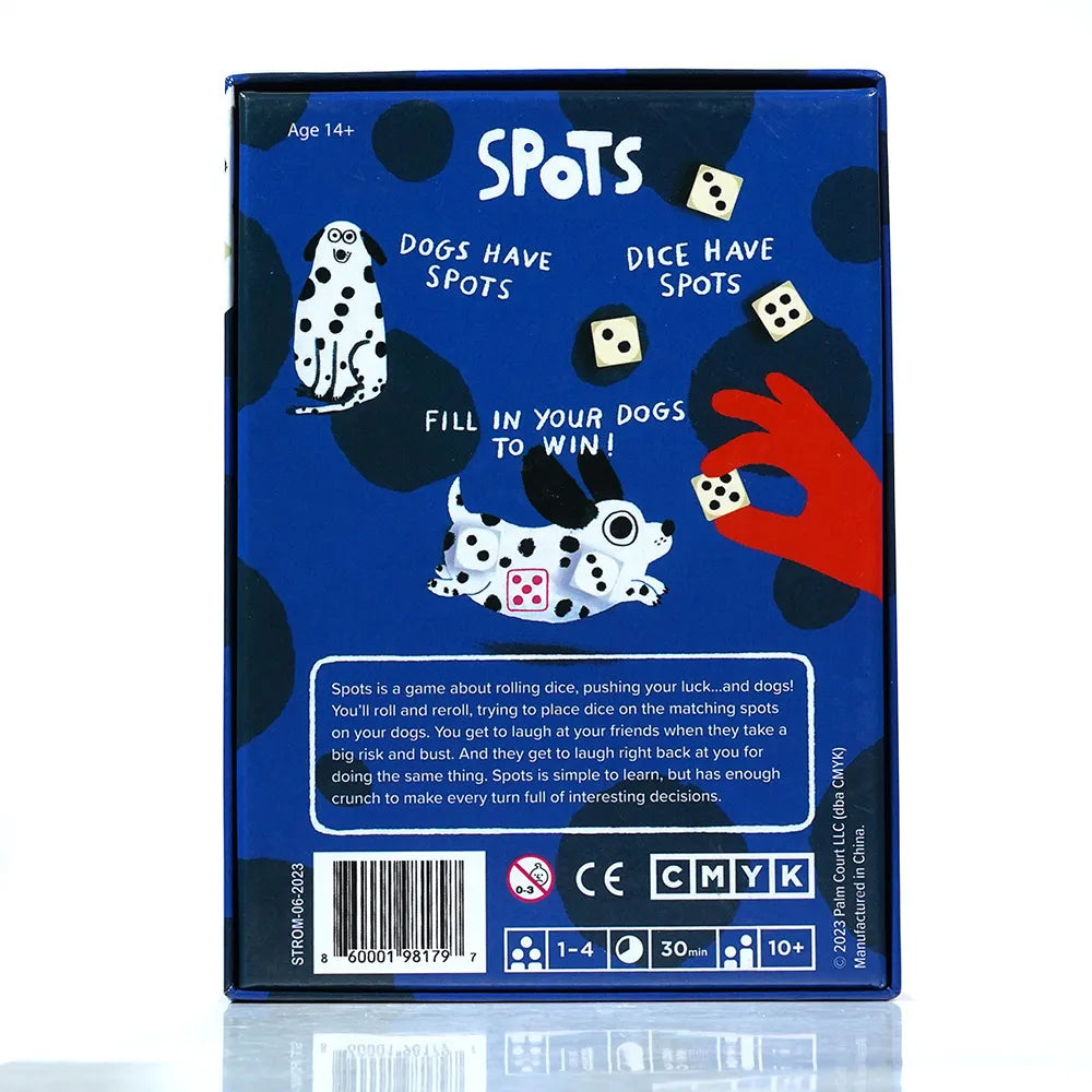 Spots Dice Play Board Game