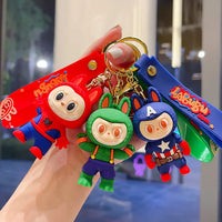Labubu Hero Cosplay 3D Keychain
