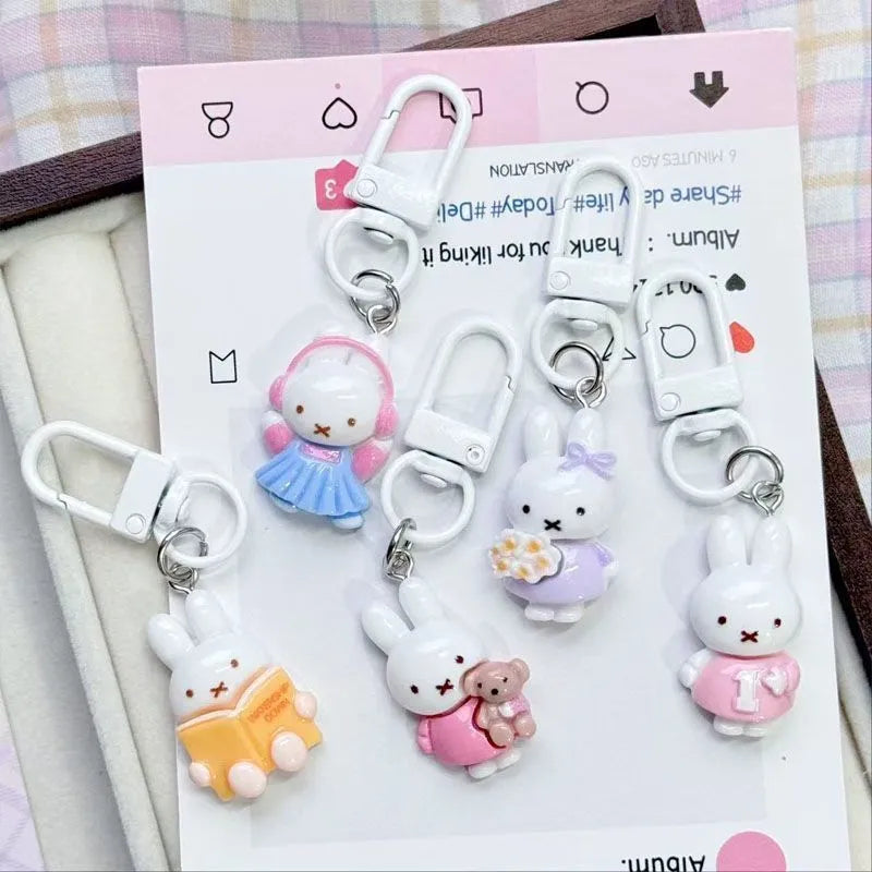Miffy Sweet Storybook Mini Resin Keychain