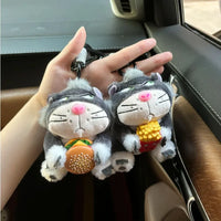 Lucifer Hangry Cat Premium Keychain