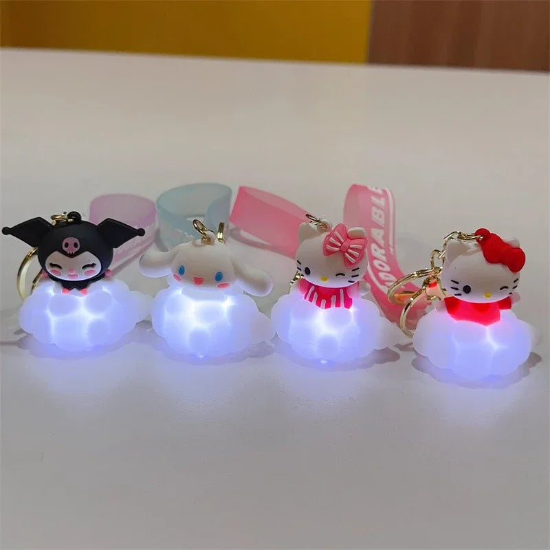 Dreamy Characters Cloud LED Keychain