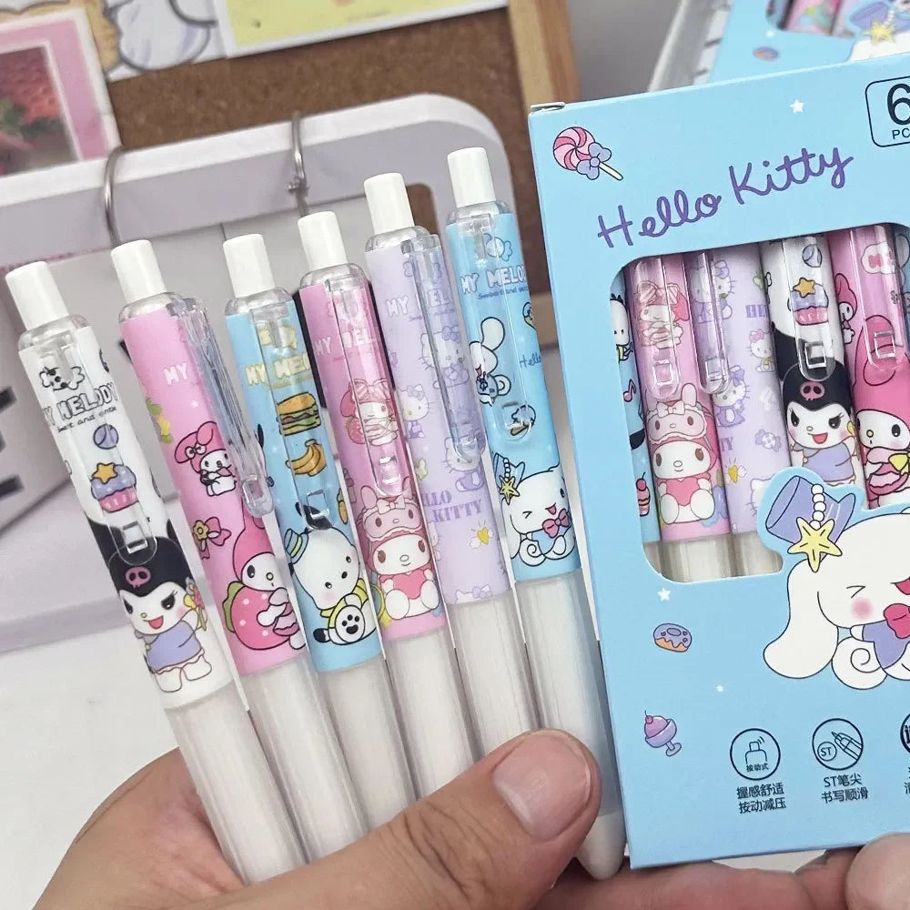 Sanliou Chubby Feels Gel Pen (Set of 6)