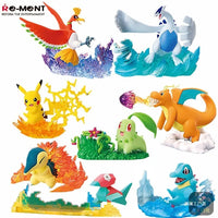Re-Ment Pokémon Aqua & Flare Battle Effects Blind Box
