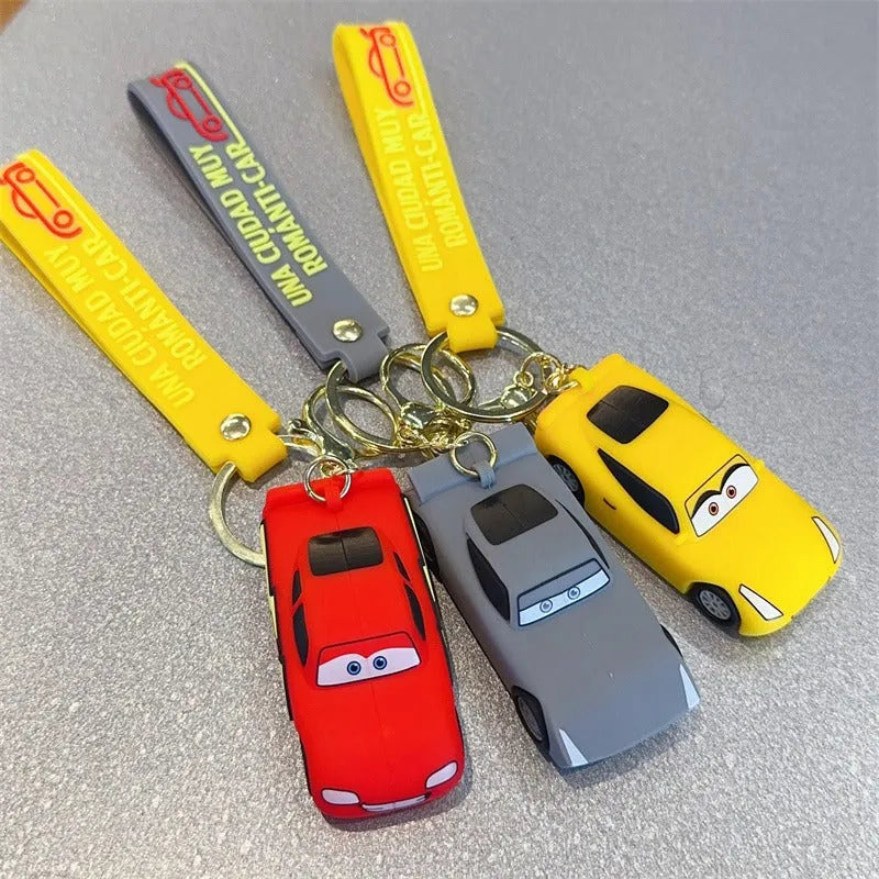 Cars Race Ready 3D Keychain